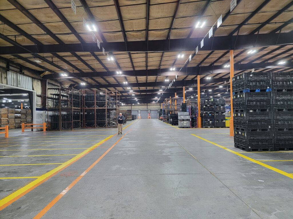 Powder coating warehouse