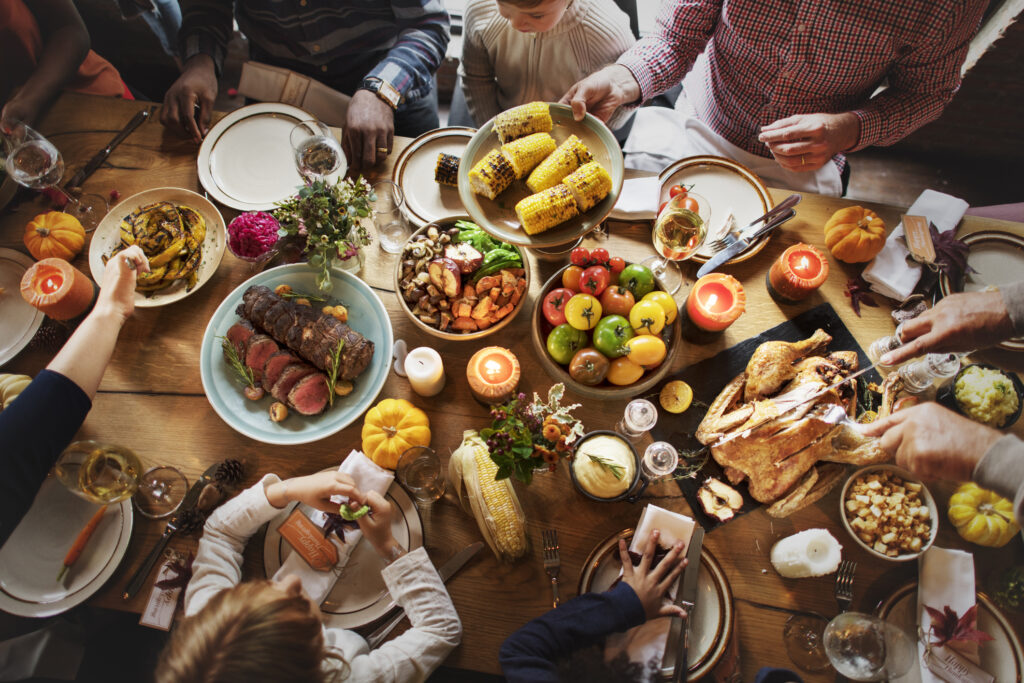 Thanksgiving table setting